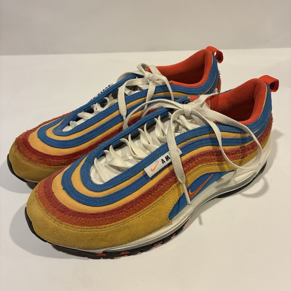 Nike Air Max 97 SE Running Club Pollen Orange DH1085-700 Men's 9.5 AMRC
